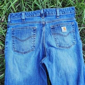 2007 Carhartt denim women's traditional bootcut mid rise jeans size 10